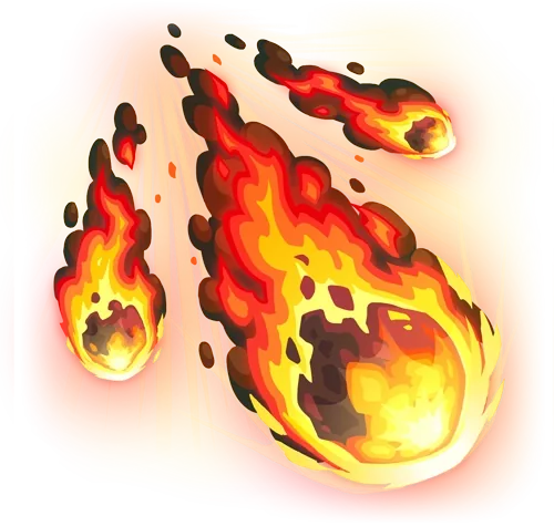Rain of Fire, official art